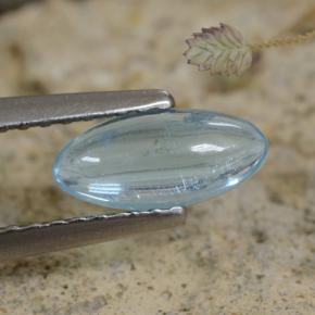 Натуральный Светло-бирюзовый Апатит 0,75 карата Маркиза, Прозрачный