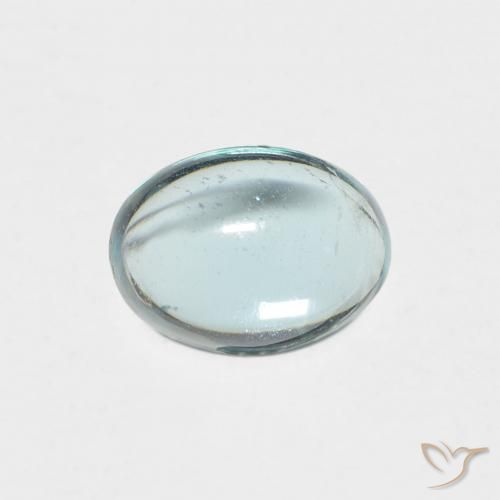 0.87ct Натуральный Светло-сине-зеленый Апатиты, Овал, Прозрачный