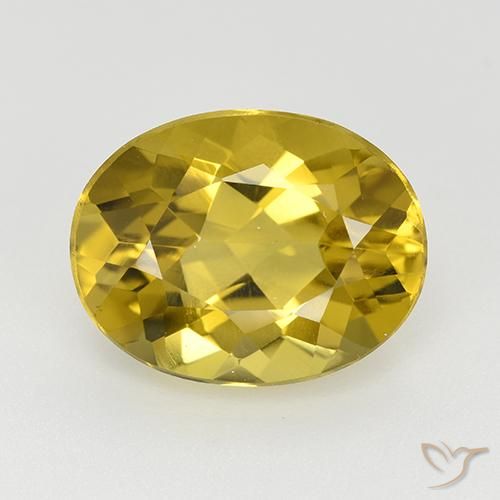 4.90ct Натуральный Желтоватое золото Апатиты, Овал, VVS-VS
