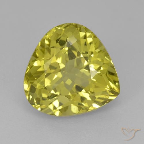 3.73ct Натуральный Средний желтый Апатиты, Форма груши, Чистота VS
