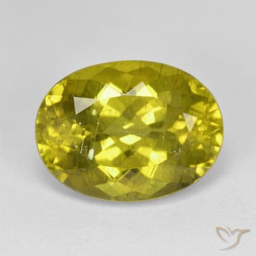 11.46ct Натуральный Medium Golden Brown Апатиты, Овал, Чистота VS