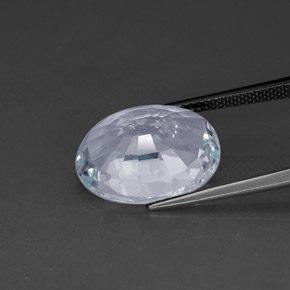 10.34 карата, натуральный Светло-синий Аквамарин, Огранка Овал, SI