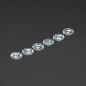  карата, натуральный Светло-синий Аквамарин, Огранка Овал, VVS-VS
