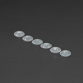  карата, натуральный Светло-синий Аквамарин, Огранка Овал, VVS-VS