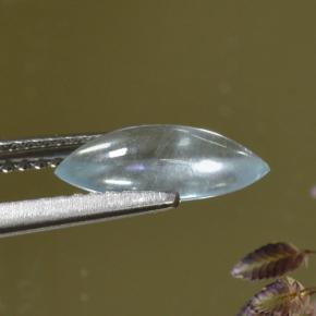 1.06 карата, натуральный Светло-синий Аквамарин, Маркиза, Прозрачный