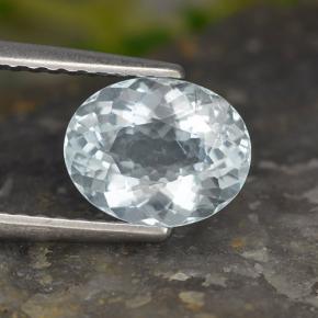 1.20 карата, натуральный Бледно-синий Аквамарин, Огранка Овал, Чистота VS