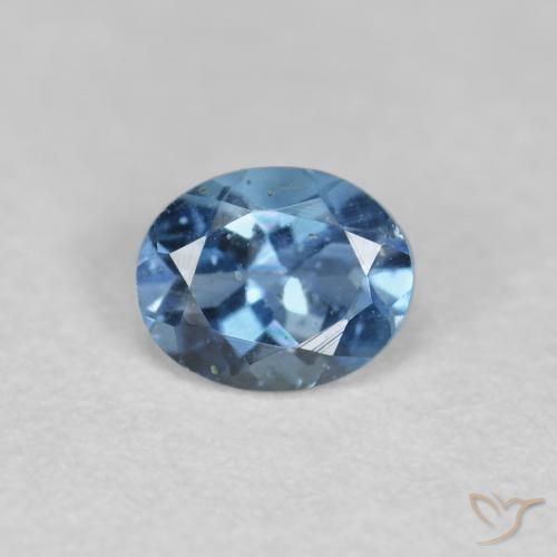 0.31ct Натуральный Темно-синий Аквамарин, Овал, Чистота VS