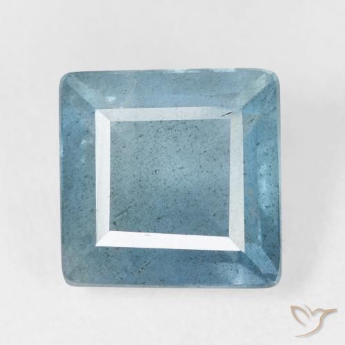4.81ct Натуральный Light Bluish Turquoise Аквамарин, Квадрат, VS-SI