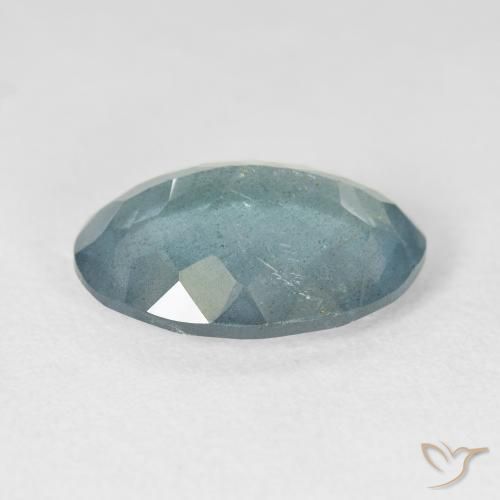 6.36 карата, натуральный Light Bluish Turquoise Аквамарин, Овал, VS-SI