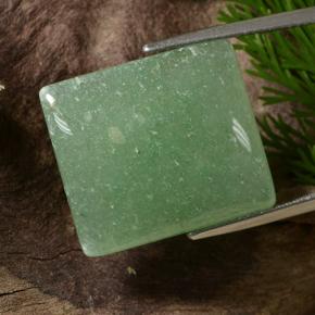 23.41 карата, натуральный Зеленый Авантюрин, Огранка Багет, Полупрозрачный