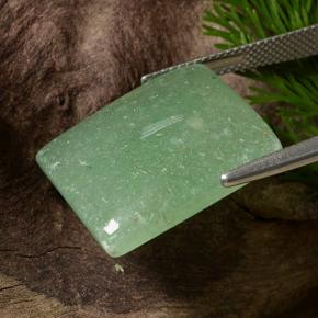 23.41 карата, натуральный Зеленый Авантюрин, Огранка Багет, Полупрозрачный