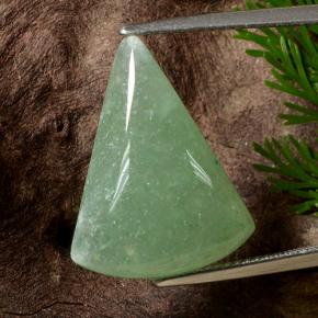 12.64 карата, натуральный Зеленый Авантюрин, Триллион, Полупрозрачный