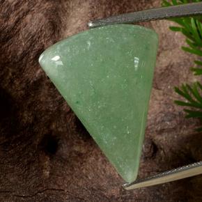 12.64 карата, натуральный Зеленый Авантюрин, Триллион, Полупрозрачный