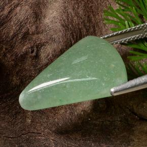 12.64 карата, натуральный Зеленый Авантюрин, Триллион, Полупрозрачный