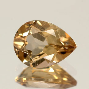 Натуральный коричневый аксинит 1,15 карата форма груши, VS-SI