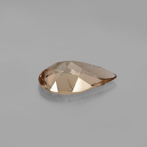 2.04 карата, натуральный Золотисто-коричневый Аксинит, Форма груши, Чистота VS