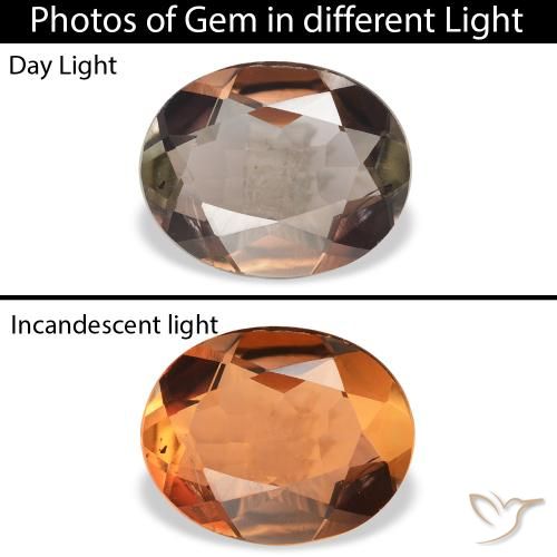 1.68ct Натуральный Темно-коричневый Аксинит, Овал, SI
