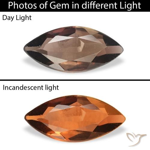 0.40ct Натуральный Коричневый Аксинит, Маркиза, SI
