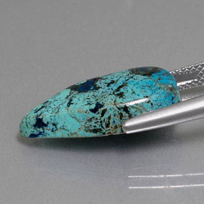 7.05 карата, натуральный Синий различных оттенков Лазурит, Форма груши, Непрозрачный