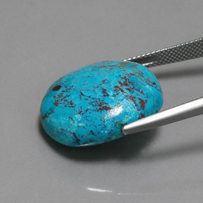 19.59 карата, натуральный Синий различных оттенков Лазурит, Огранка Овал, Непрозрачный