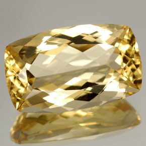 Натуральный жёлтый берилл 4,83 карата необычная форма, чистота VVS