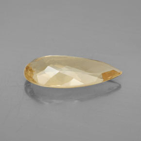 4.05 карата, натуральный Желто-золотистый Берилл, Форма груши, VS-SI