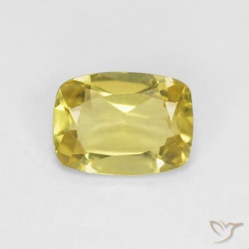 0.75ct Натуральный Очень светлый медово-желтый Берилл, Подушка, Чистота VS