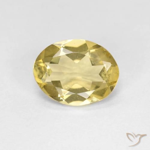 1.53ct Натуральный Палевый Берилл, Овал, Чистота VS