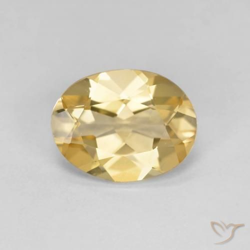 1.58ct Натуральный Золотой Берилл, Овал, Чистота VS