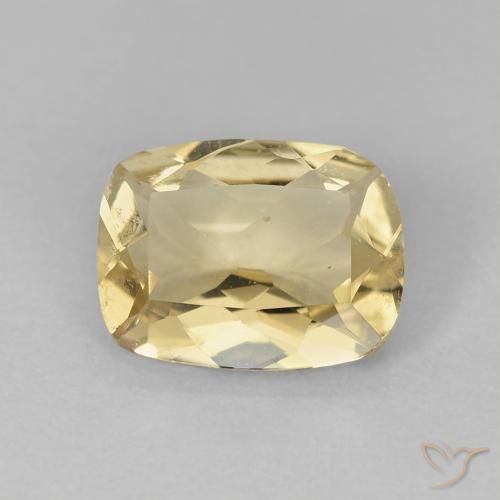 1.50ct Натуральный Теплый желтый Берилл, Подушка, Чистота VS