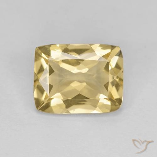1.84ct Натуральный Золотой Берилл, Подушка, Чистота VVS