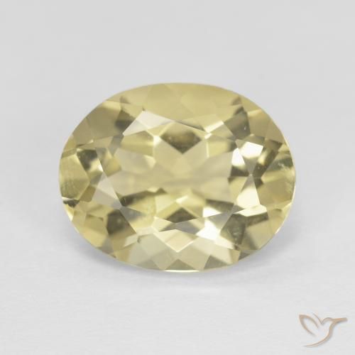 3.27ct Натуральный Дижонский желтый Берилл, Овал, Чистота VVS