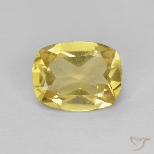 1.16ct Натуральный Шмель желтый Берилл, Подушка, Чистота VVS