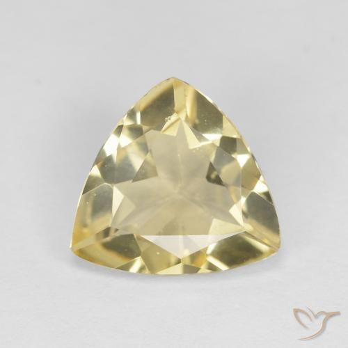 1.59ct Натуральный Тосканский желтый Берилл, Триллион, Чистота VVS