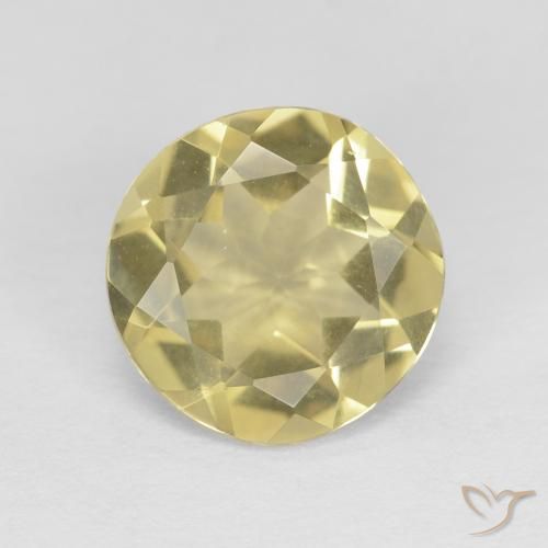 1.69ct Натуральный Золотисто-желтый Берилл, Круглый, VVS-VS
