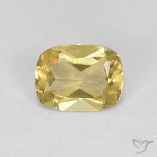 1.11ct Натуральный Палевый Берилл, Подушка, Чистота VS