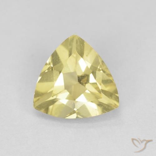 0.90ct Натуральный Шмель желтый Берилл, Триллион, Чистота VVS