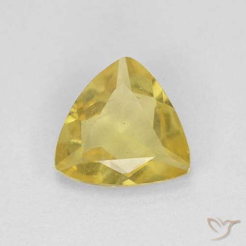 1.01ct Натуральный Светло-желтый Берилл, Триллион, Чистота VVS