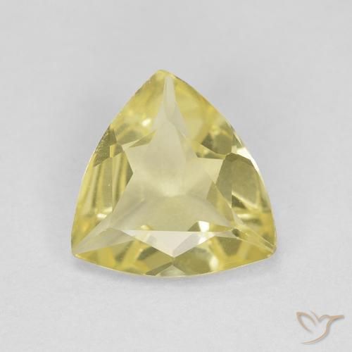 1.03ct Натуральный Шмель желтый Берилл, Триллион, Чистота VVS