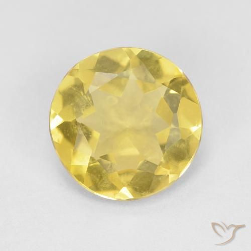 1.47ct Натуральный Палевый Берилл, Круглый, Чистота VVS