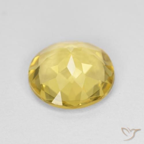 1.94 карата, натуральный Medium Light-Yellow Берилл, Круглый, Чистота VVS