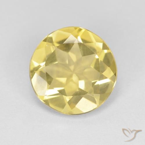 1.94ct Натуральный Тосканский желтый Берилл, Круглый, Чистота VVS