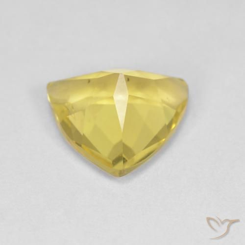 1.26 карата, натуральный Medium Light-Yellow Берилл, Триллион, Чистота VS
