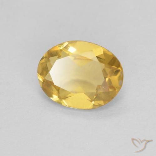 1.00ct Натуральный Золотой Берилл, Овал, Чистота VS