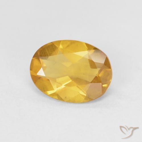 1.32ct Натуральный Оранжево-золотой Берилл, Овал, Чистота VS
