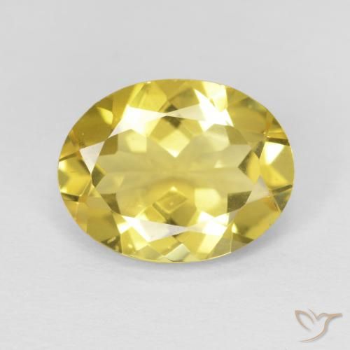 2.04ct Натуральный Землисто-желтый Берилл, Овал, Чистота VS