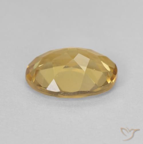 1.56 карата, натуральный Medium Light-Gold Берилл, Овал, VVS-VS