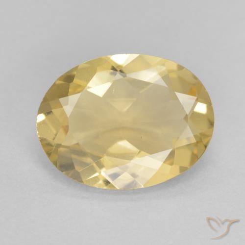 1.70ct Натуральный Золотисто-оранжевый Берилл, Овал, VVS-VS