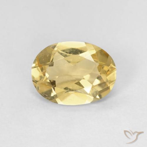 1.03ct Натуральный Золотой Берилл, Овал, Чистота VS