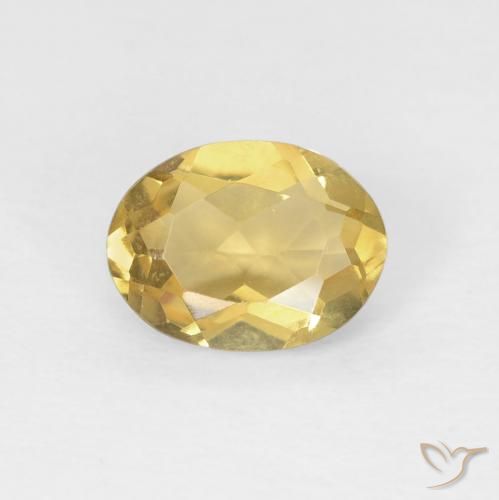 1.20ct Натуральный Золотисто-оранжевый Берилл, Овал, Чистота VVS